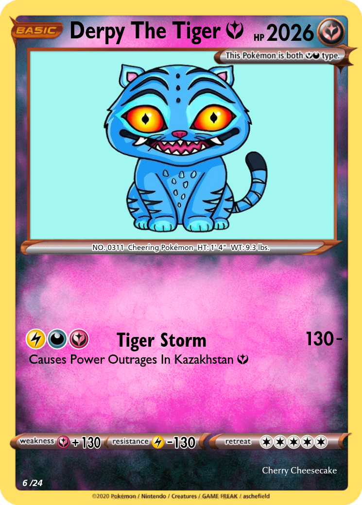 Derpy The Tiger [Y] - CassieThePocoyoLover
