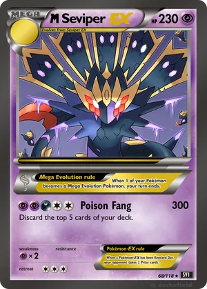 seviper pokemon card Seviper | EX Sandstorm