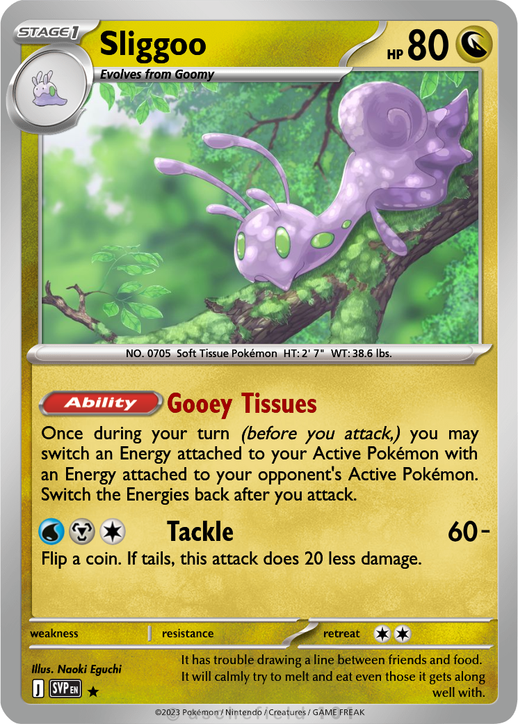 sliggoo pokemon card AR 093/083 M4 Ninja Spinner Japanese Colorless Absorb (30) Heal 30 damage from this Pokmon Sliggoo - 196/264 (Reverse Foil)