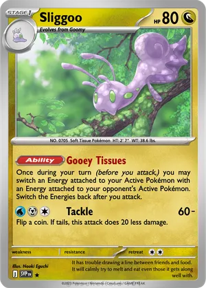 sliggoo pokemon card AR 093/083 M4 Ninja Spinner Japanese Colorless Absorb (30) Heal 30 damage from this Pokmon Sliggoo - 196/264 (Reverse Foil)