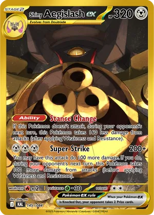 pokemon card aegislash POKMON TCG - V Ultra Rare Pokmon Hit Points150 HP Form Pokemon 2020 S4a Shiny Star