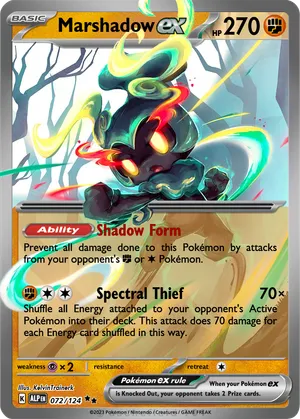 marshadow pokemon card value GX - SM59 shuffle your deck. Pokemon Marshadow 88