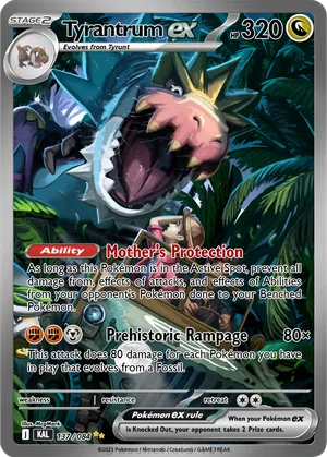 pokemon mega tyrantrum card Tyrantrum - Mega Evolution Black Star Promos #66 Price & Value