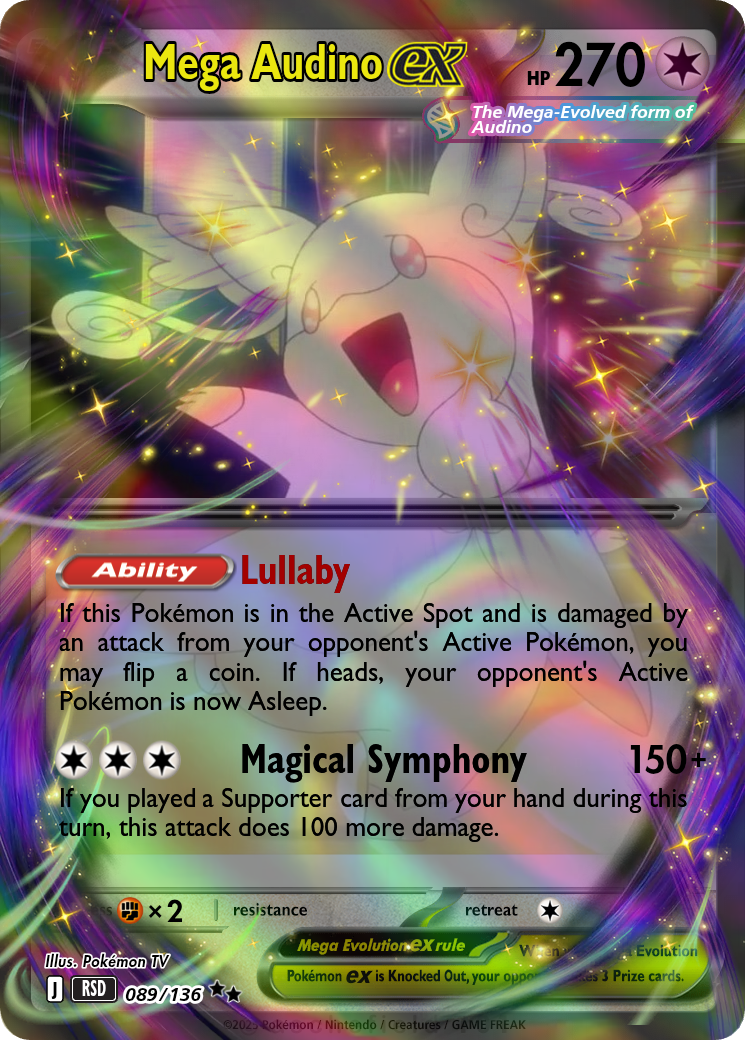 mega audino pokemon card Mega Audino
