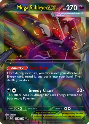 mega sableye pokemon card We NEED a card like this in the TCG. (Not a real TCG card) (credit to: Niking for the illuatration) : r/PTCGL