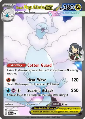 pokemon card mega altaria - Mega-Altaria-EX (121/124) - XY Fates Collide Colorless Mist Purge (100+) If this Pokmon has any Special Energy attached to it Mega Evolution ex rules and