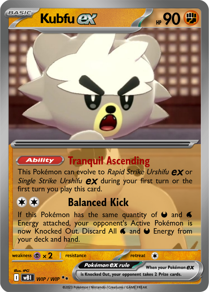 kubfu pokemon cards Kubfu
