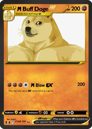 doge pokemon card Doge