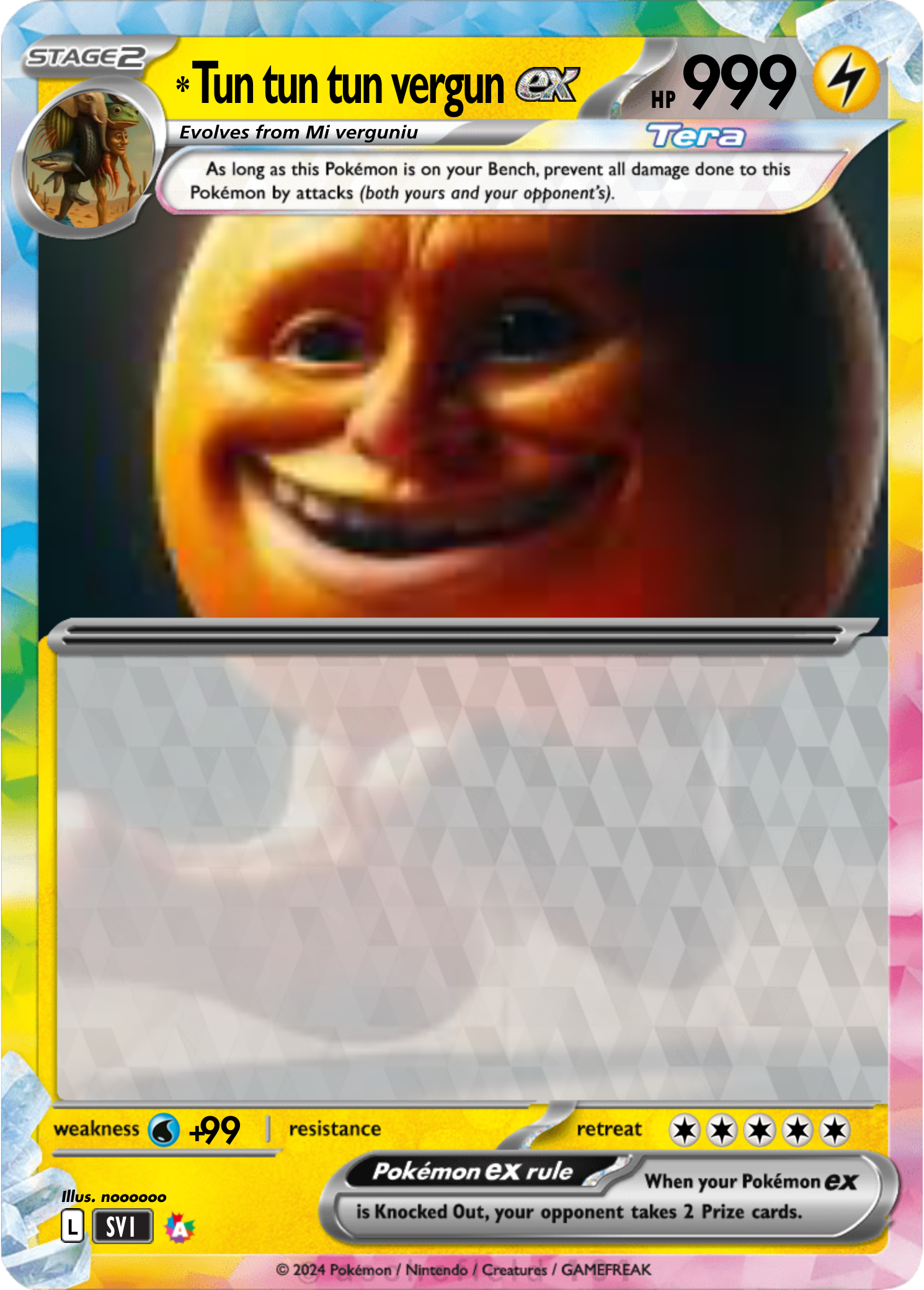 annoying orange pokemon card Charizard EX XY17 2015 *Groudon* Pokemon Pokemon Annoying Orange 410