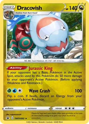 pokemon card dracovish CardBoard Warriors