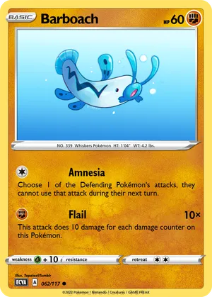 barboach pokemon card POKMON CARD GAME S9a 021/067 C Parallel