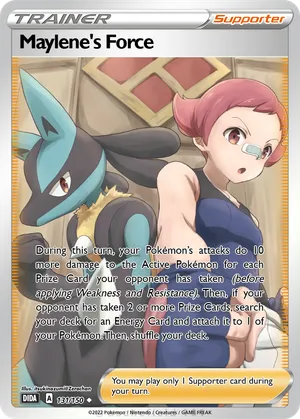 maylene pokemon card Pokemon Maylene 9
