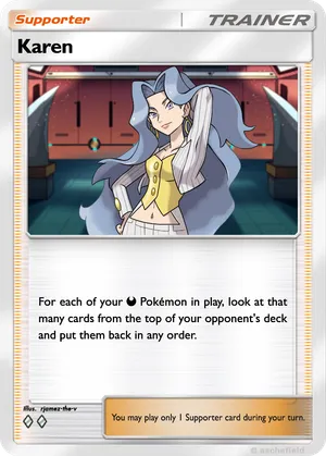 karen pokemon card Karen
