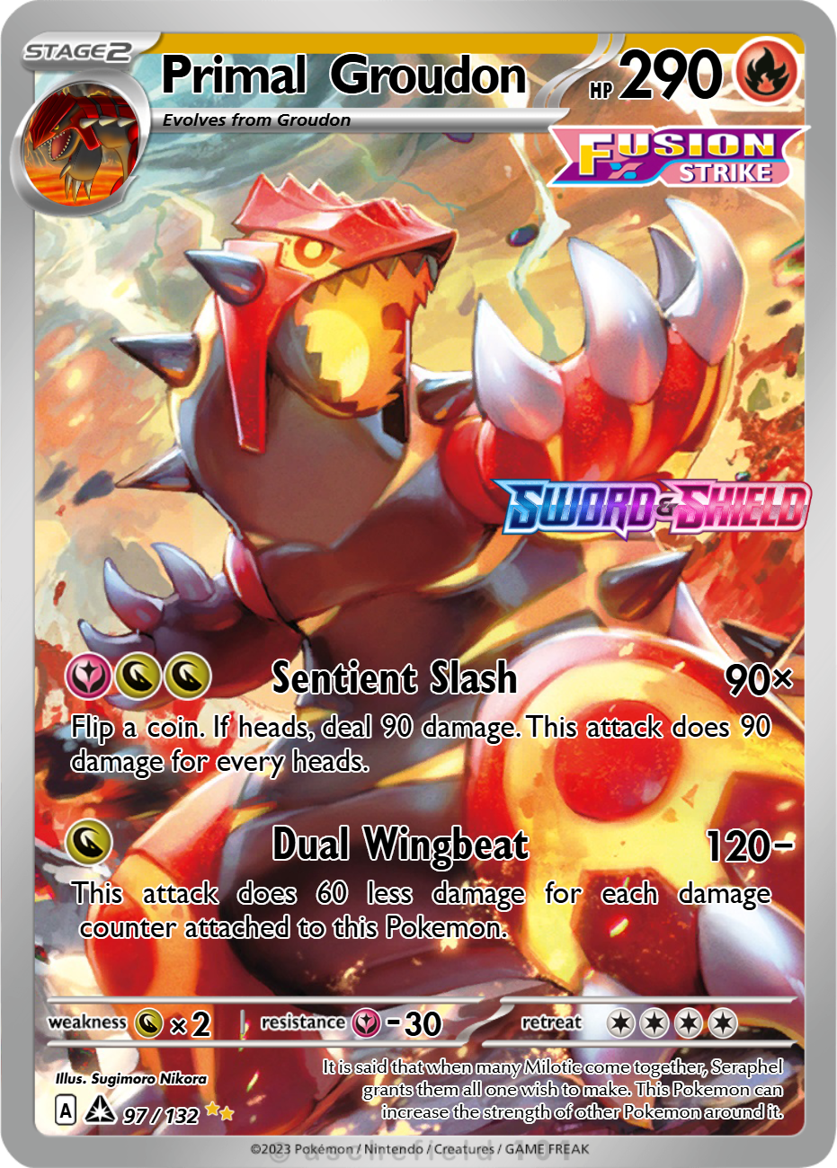 pokemon card groudon gx Primal Groudon