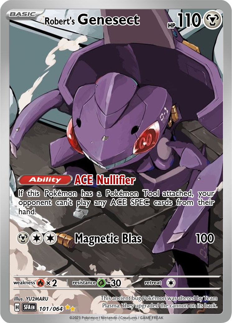 genesect pokemon card EX 2025 Black Bolt Japanese Special Art Rare #172 CGC Authenticated Pristine 10 favorite character Every Genesect Pokemon Card #Genesect