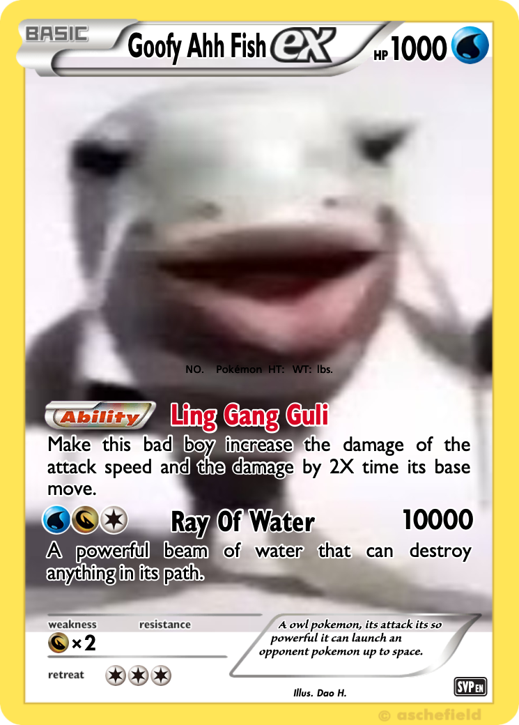 goofy ahh pokemon card Pokemon Goofy ahh TMNT