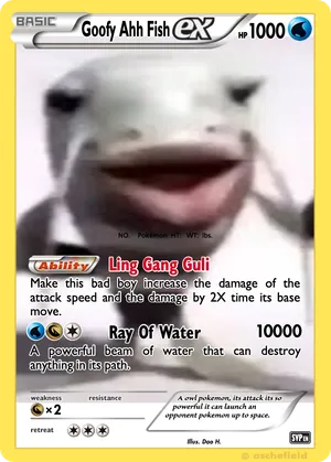 goofy ahh pokemon card Pokemon Goofy ahh TMNT