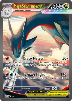mega salamence pokemon card Salamence ex (114/159)