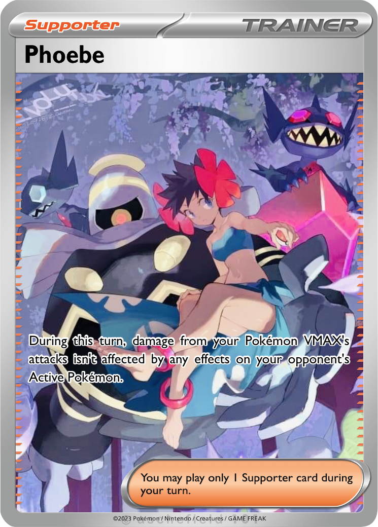 phoebe pokemon card Card Phoebe SR Pokmon S5I 080/070