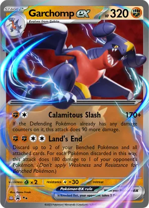 shiny garchomp pokemon card Lv 56 When Pokemon Garchomp SV40/SV94 Shiny Rare Pokemon