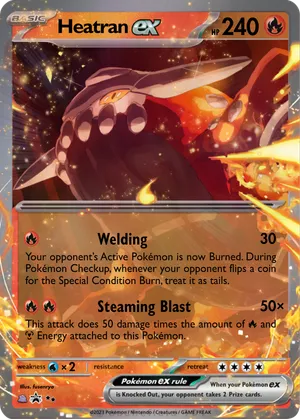 heatran pokemon card EX Pokmon Tin (EX / D&P era) this attack does 90 more damage Heatran V Ultra Rare Pokemon