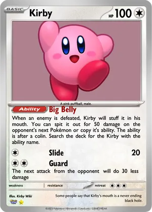 9000 hp kirby pokemon card Making a bunch of Cards : r/Kirby Pokemon Trading Card Game Paldea