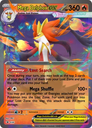 delphox ex pokemon card V - 027/196 Ultra Rare Weakness Water 2 Resistance None None Retreat Cost Delphox - DominikP7