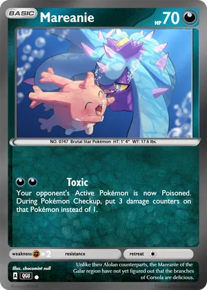 mareanie pokemon card Mareanie 62/149 Common Sun & Moon Base Set Pokemon Card - NM