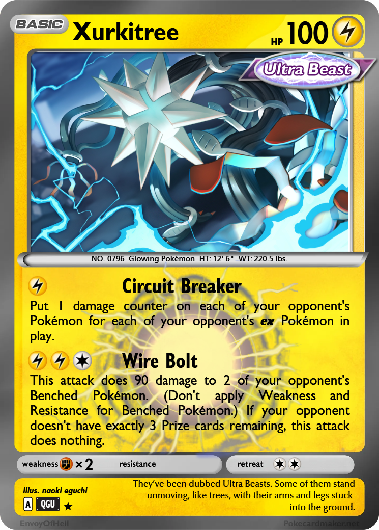 xurkitree pokemon card value cementing its place as a must Xurkitree (Extradimensional Crisis #20/103, 2-Diamonds)