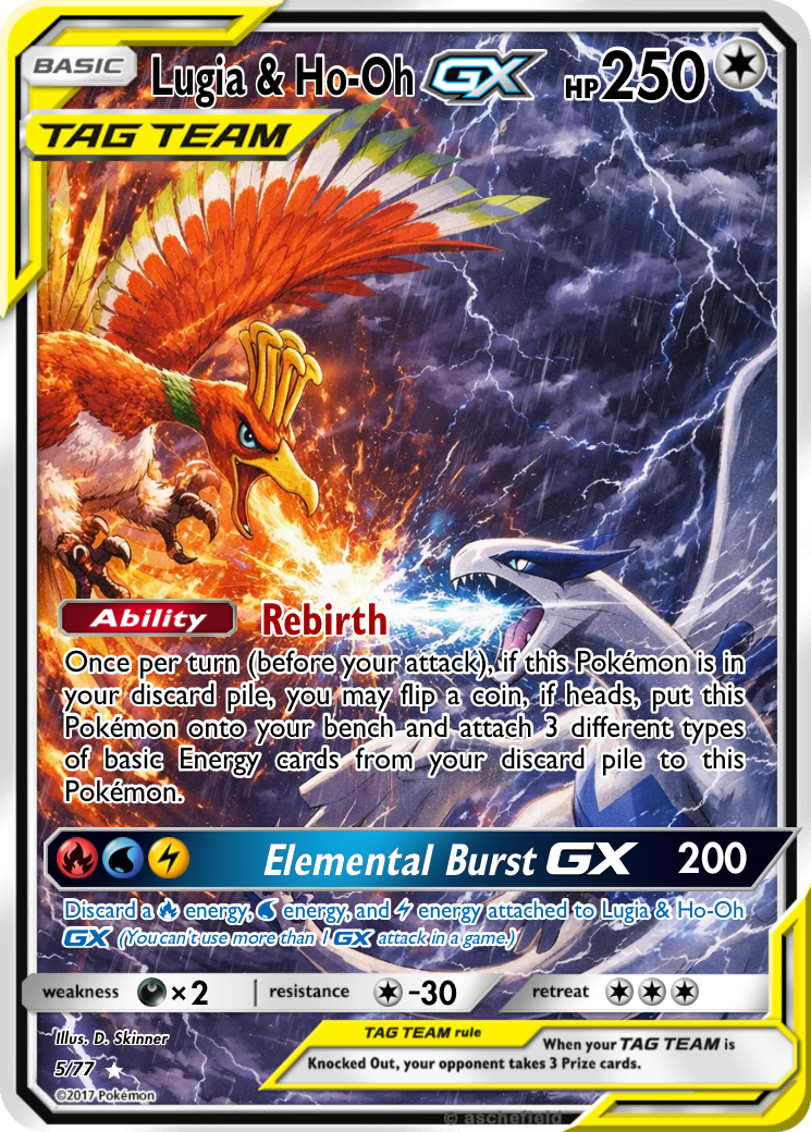 Lugia & Ho-Oh - Dskinner93