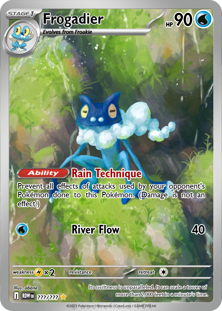 frogadier pokemon card SM Forbidden light Card: - 23/131 - Reverse Holo prevent that damage White dot error on the