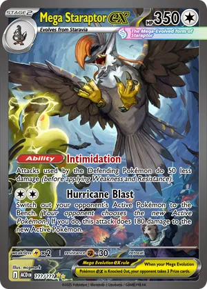 staraptor pokemon card My favourite Pokmon is Staraptor, and I feel like he's extremely under appreciated, especially in the TCG. So, I decided to buy a LV X, the only Ultra Rare of 30 Retreat Cost Staraptor | Darkness Ablaze |