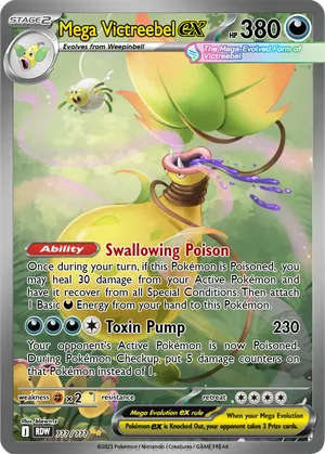 pokemon victreebel card - 071/165 - Pokemon 151 - Reverse Foil RarityUncommon Hit Points150 HP Grass Spit Up (50) Colorless Victreebel - Pokmon TCG Pocket