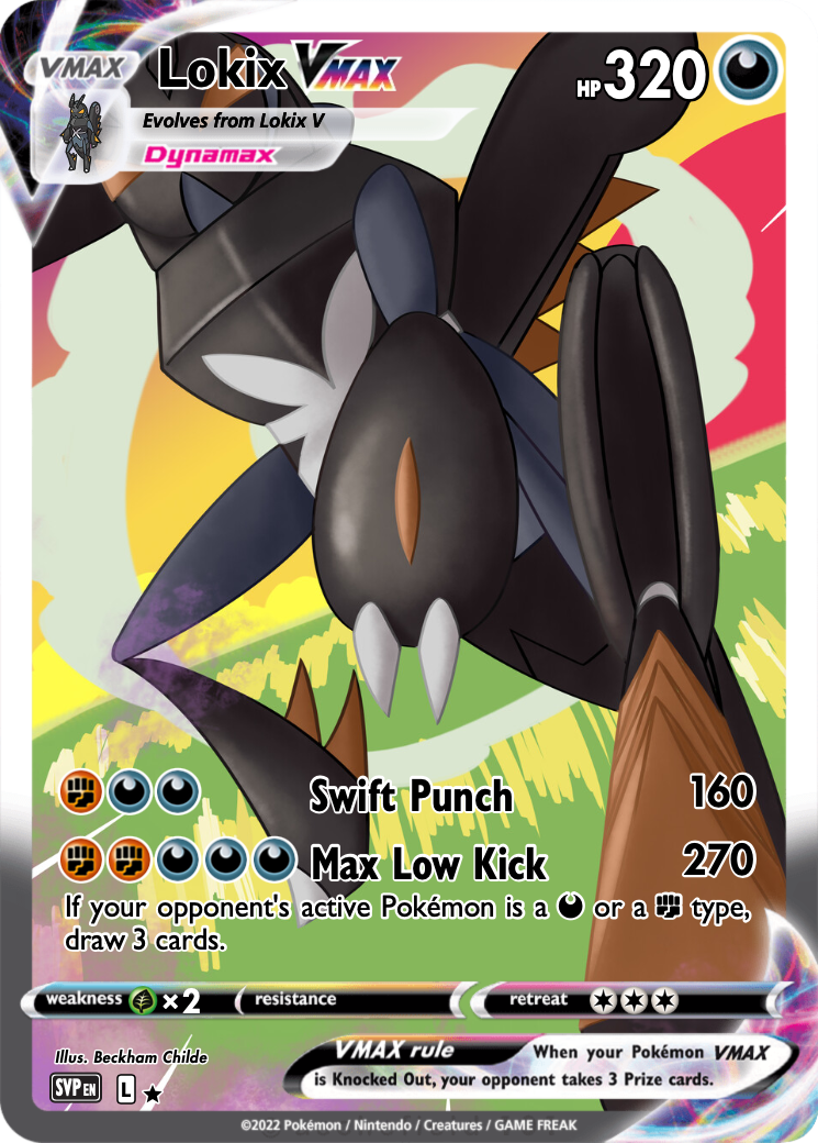 lokix pokemon card Deck.  Heavy Punishment. W/ Reuniclus, TM Devolution & Reversal Energy. PTCGL Paradox Rift [DD] Punishing Kick (10+) This attack does 40 more damage for each damage counter on your opponents Active Pokmon Lokix - Eelektross88