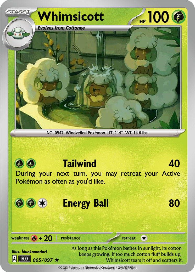 whimsicott pokemon card 064/172 - V in the Lost Zone Whimsicott - ElPendrive