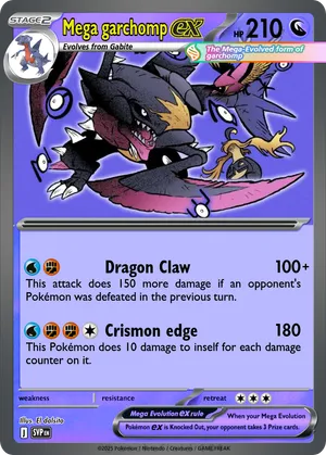 mega garchomp pokemon card M ex Kamex Battle Promo Japanese #XY-P PSA 10 the trusted official grading guarantees its condition Mega Garchomp | Dittobase