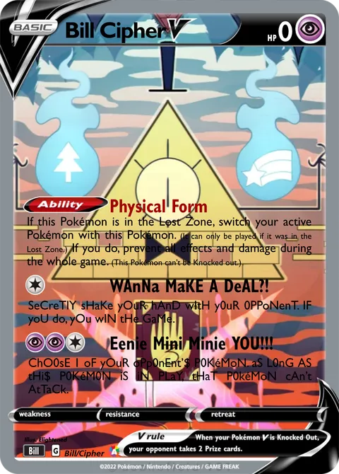 bill cipher pokemon card Bill Cipher - Halley