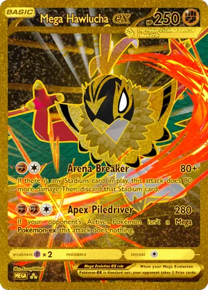 hawlucha pokemon card POKMON GAME s11 062/100 C Common Card Type Hawlucha - EnvoyOfHell