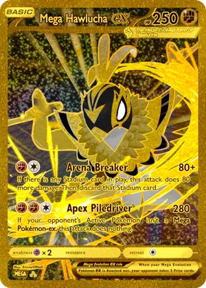 mega hawlucha pokemon card Pokemon Cards Game - Mega Hawlucha ex SAR 239/193 M2a Mega Dream ex Japanese