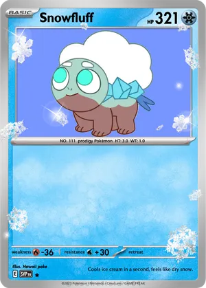 Snowfluff Evolution Line Snowfluff - Eny