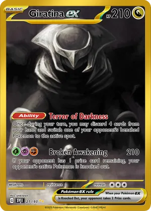 pokemon card giratina ex - Giratina-EX (57/98) - Ancient Origins Card Name Giratina - Erebus