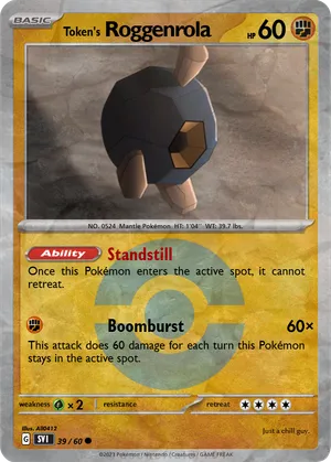 roggenrola pokemon card Roggenrola Master Ball 043/086 sv11W Japanese Pokemon Card White Flare - NM