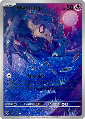 pokemon card phantump Pokmon TCG Halloween Trick Or Trade 2024 Phantump #12/167 Regular Common