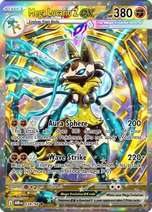 shiny mega lucario pokemon card Pokmon : TCG Lucario-ex Collectible Figure (1 Promo Card, 1 Large Format Promo Card, 5 Booster Packs and 1 Mega Figure) Pokmon Toys & Games Stage 1 Pokemon Shiny Lucario ex CG Full