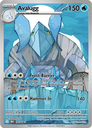 pokemon avalugg card Avalugg