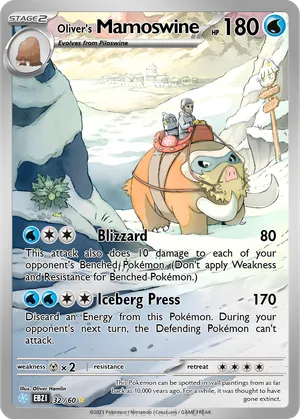 mamoswine pokemon card Mamoswine GL - Rising Rivals - Pokemon