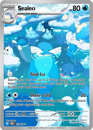 sealeo pokemon card Sealeo - Hidden Legends - Pokemon
