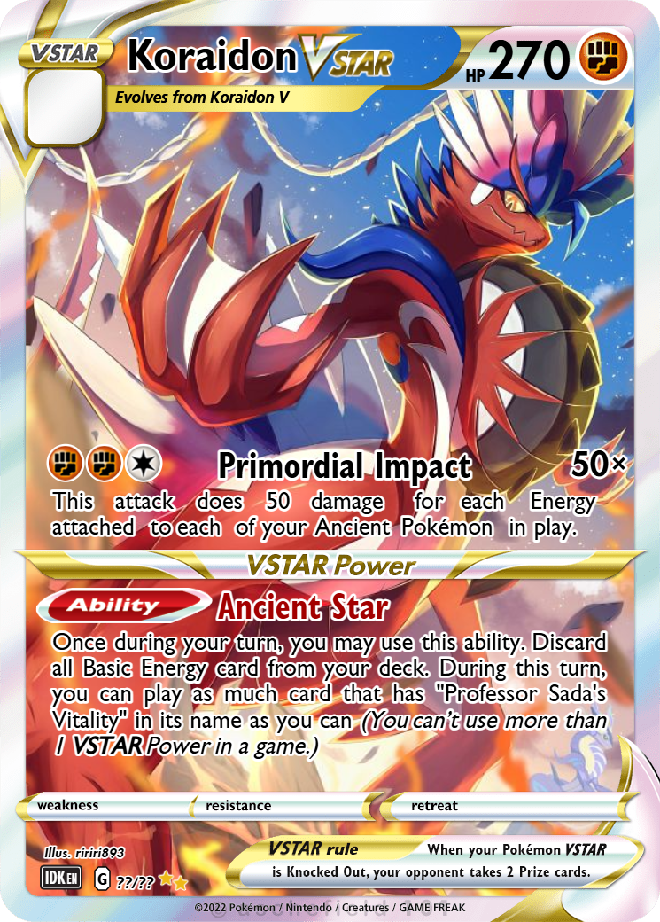 koraidon pokemon card ancient  4 Lot  Surging Spark Temporal 116/191 Toys Placeholder Image Provided Koraidon [Reverse Holo] #119 Prices