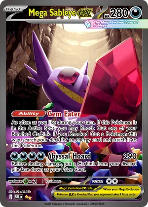 pokemon mega sableye card ACE 10 - & Tyranitar GX - 126/236 - Unified Minds Pokmon Hit Points280 HP Form Mega Sableye - Fantastic
