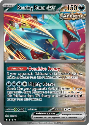 pokemon card roaring moon Roaring Moon Pokemon Card STL File for 3D printingCults